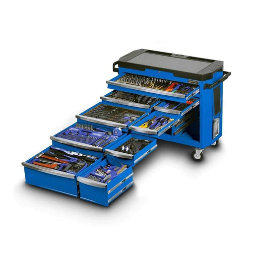 Kincrome Kincrome K1506 485 Piece Metric & SAE 9 Drawer Blue Electric Contour Roller Cabinet Kit