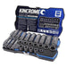 Kincrome Kincrome K27074 24 Piece Metric 1/2" Square Drive Lok-On Impact Socket Set