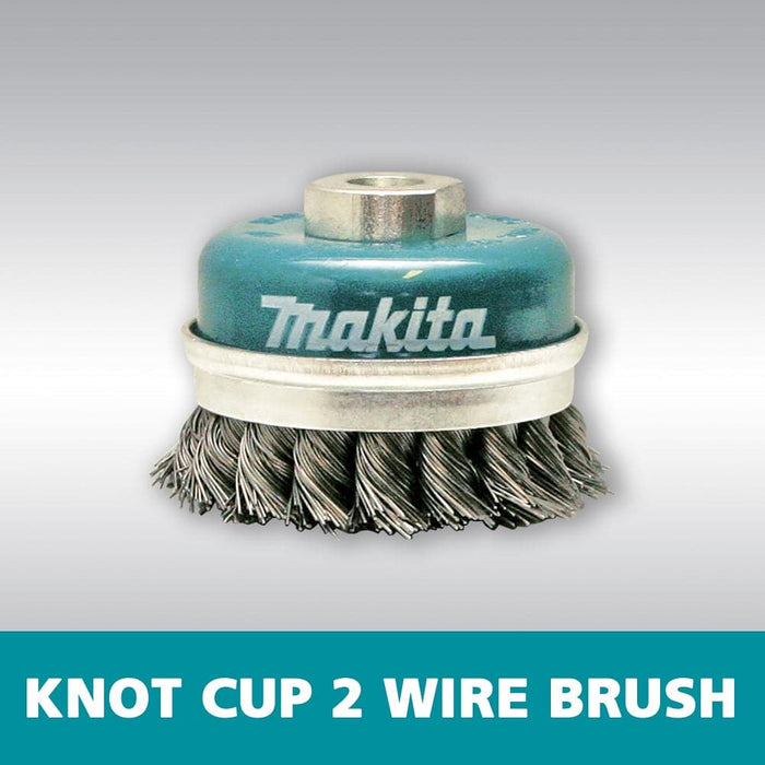 Makita D-55217 75mm x M10 Knot Cup Wire Wheel Brush