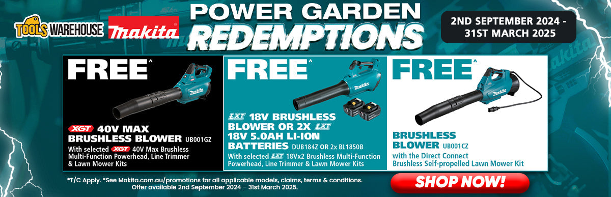 Makita Power Garden Redemptions