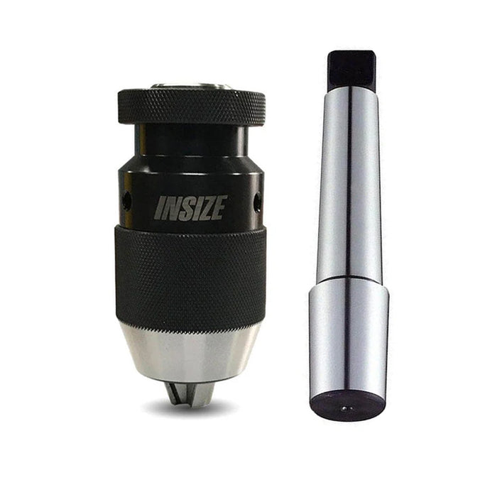 Insize INJO113 1-13mm B16 Precision Keyless Drill Chuck + INMS2B16 MT2 x B16 Arbor Bundle