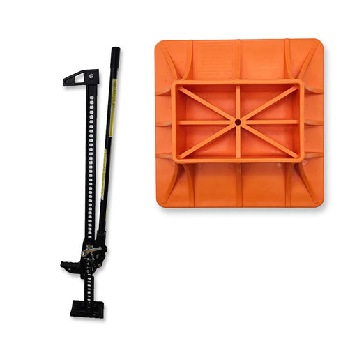 Grip 44505 1750kg (1.75T) 1085mm High Lifting Jack + Grip 44505ORM Off Road Base Bundle