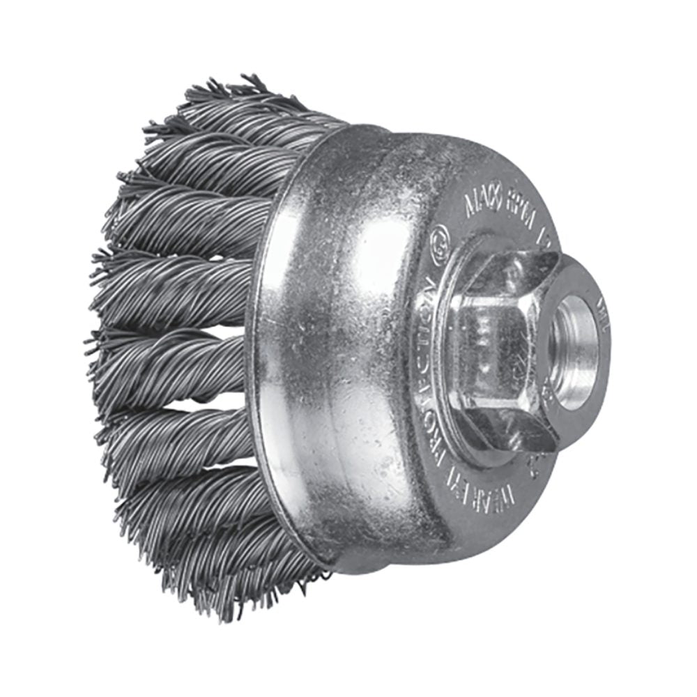 Wire Cup Brush Twist Knot 65mm x M10 x 1.5