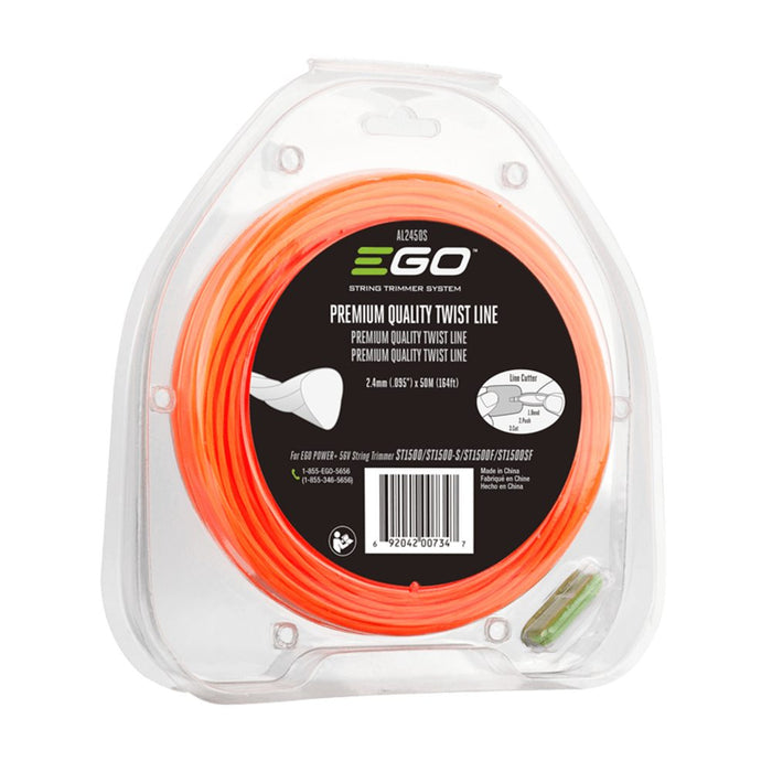 EGO AL2450S 2.4mm POWER+ Dual Twisted Trimmer Line