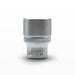 AuzGrip 1/2 Inch SAE 6 Point 1/4 Inch Square Drive Standard Socket Front