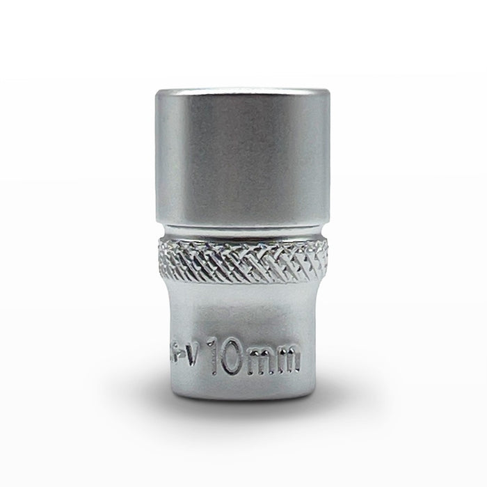 AuzGrip 10mm 6 Point Metric 1/4 Inch Square Drive Socket Front