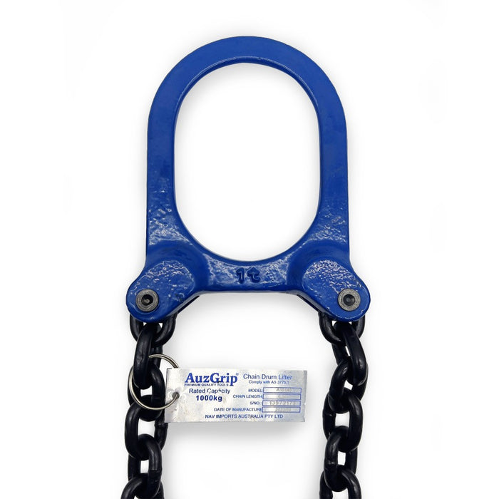 AuzGrip 18149 1000kg Universal Drum Clamp Lifter CloseUp1