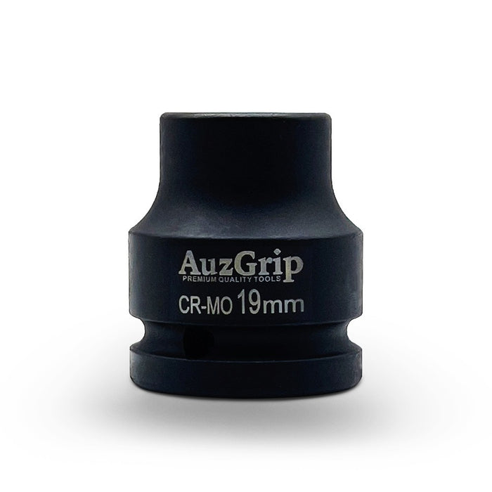 AuzGrip 19mm Metric 6 Point 3/4inch Square Drive Impact Socket Front