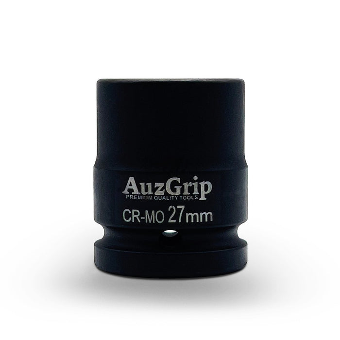 AuzGrip 27mm Metric 6 Point 3/4inch Square Drive Impact Socket Front