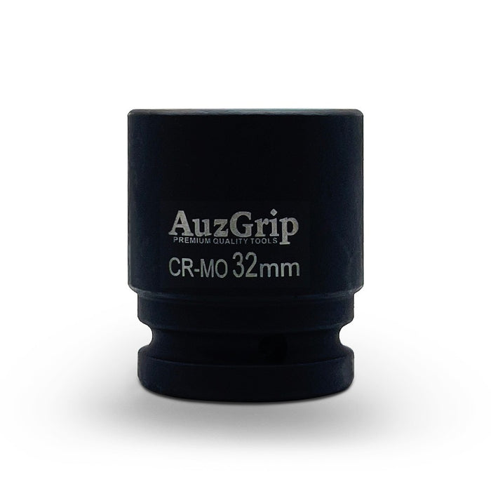AuzGrip 32mm Metric 6 Point 3/4inch Square Drive Impact Socket Front
