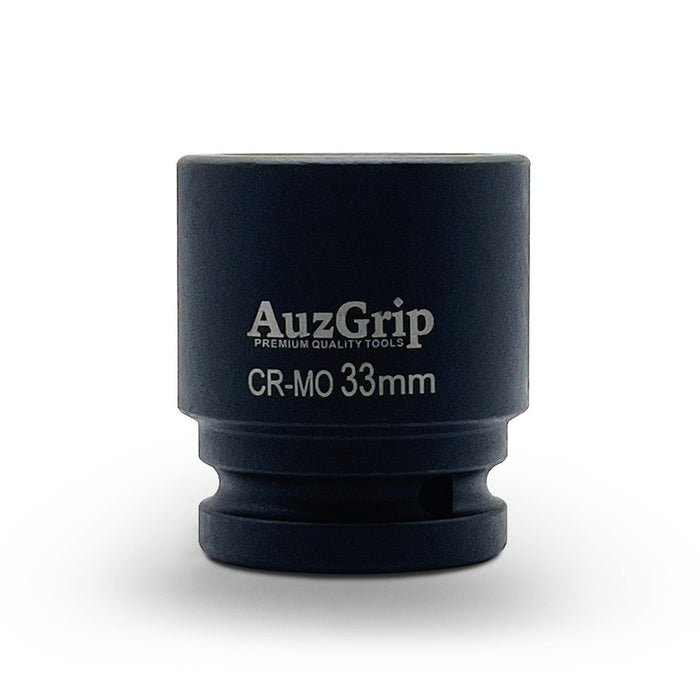 AuzGrip 33mm Metric 6 Point 3/4inch Square Drive Impact Socket Front