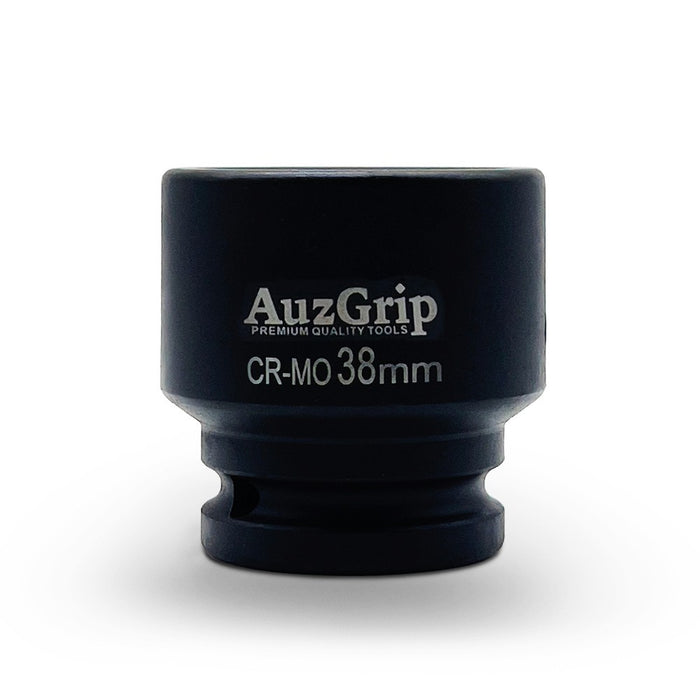 AuzGrip 38mm Metric 6 Point 3/4inch Square Drive Impact Socket Front