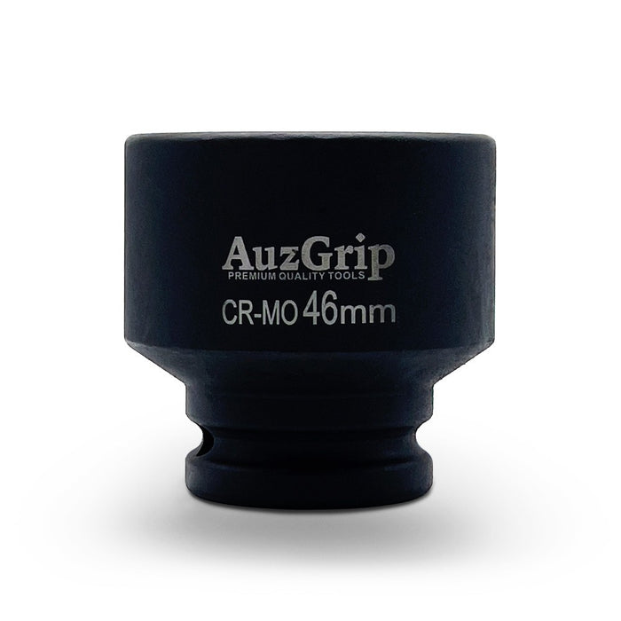 AuzGrip 46mm Metric 6 Point 3/4inch Square Drive Impact Socket Front