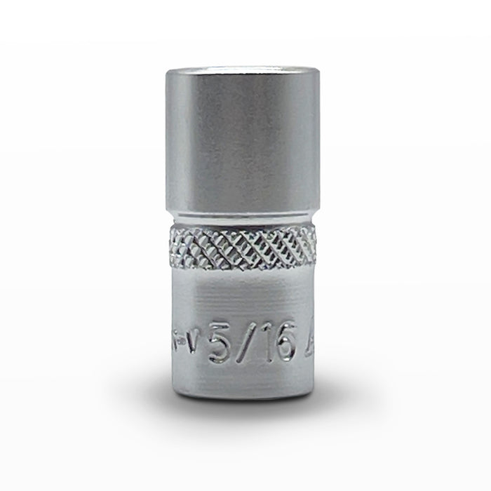 AuzGrip 5/16 Inch SAE 6 Point 1/4 Inch Square Drive Socket Front