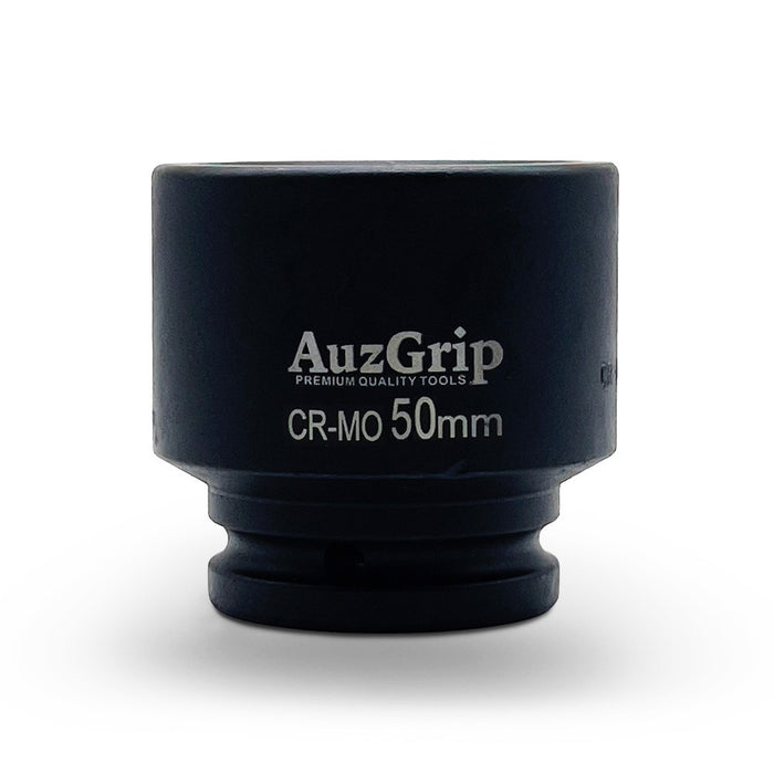 AuzGrip 50mm Metric 6 Point 3/4inch Square Drive Impact Socket Front