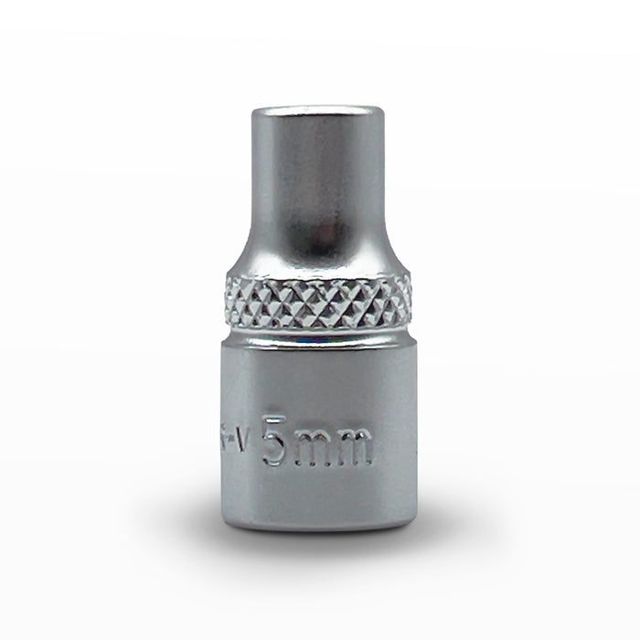 AuzGrip 5mm 6 Point Metric 1/4 Inch Square Drive Socket Front