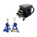 AuzGrip A19036 2T Jack Stands (Pair) and Pittsburgh P20304 Roller Seat Bundle