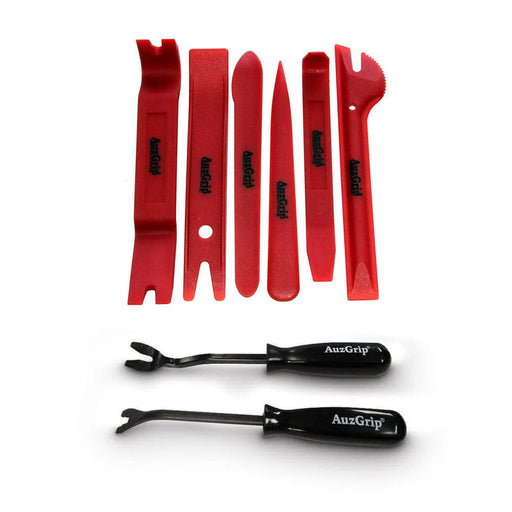 AuzGrip A22015 Trim Removal Set and A22002 Upholstery Removal Set Bundle