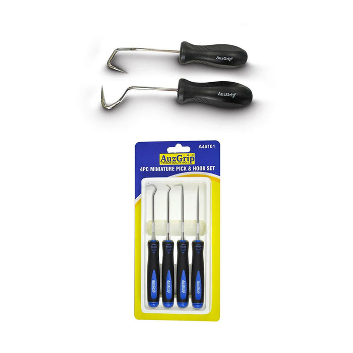 AuzGrip A46101 Pick & Hook Set and A46115 Hose Removal Hook Set Bundle