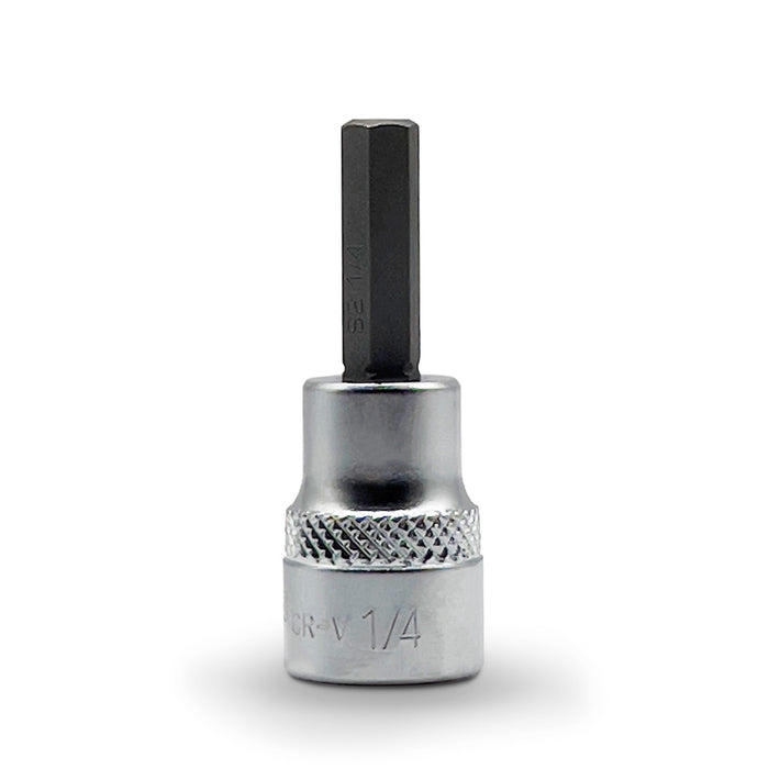 AuzGrip A71076 1/4 Inch SAE 3/8 Inch Square Drive In-Hex Bit Socket Front
