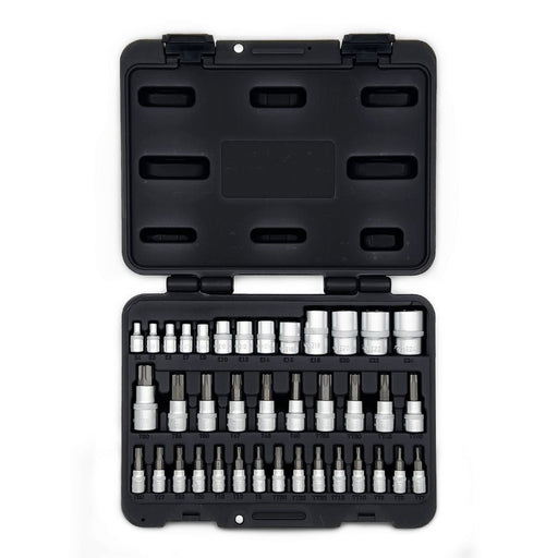 AuzGrip A71140 38 Piece Torx Bit and E Torx Bit Socket Set Front