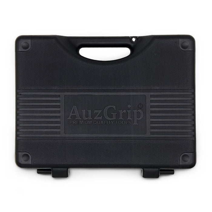 AuzGrip A71155 30 Piece 1/2 Inch Square Drive In Hex Bit Socket Set Case