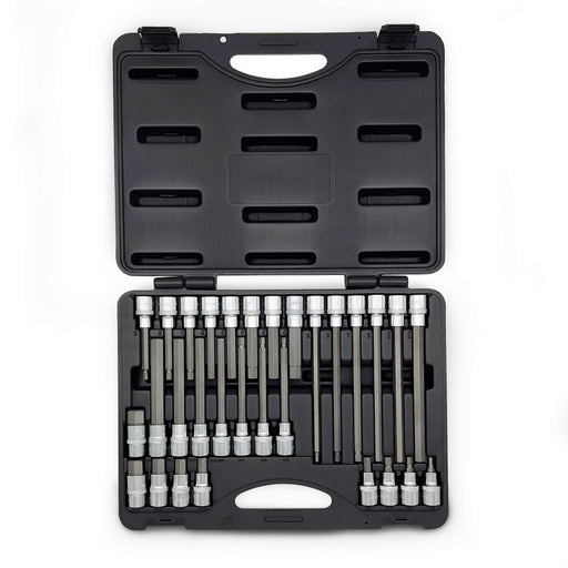 AuzGrip A71155 30 Piece In Hex Bit Socket Set Front