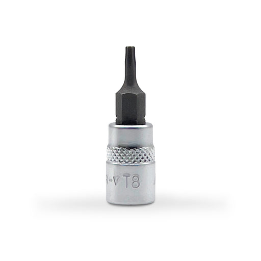 AuzGrip A71184 T8 1/4 Inch Square Drive Torx Bit Socket