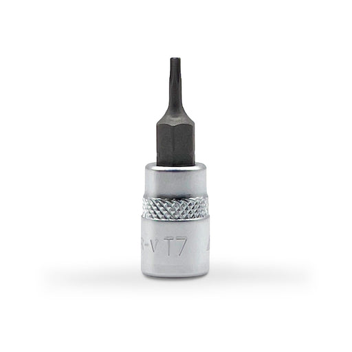AuzGrip A71201 T7 1/4 Inch Square Drive Tamper Proof Torx Bit Socket Front