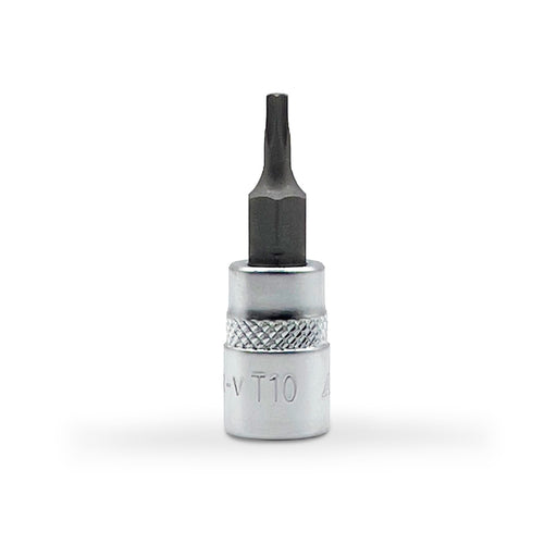 AuzGrip A71204 T10 1/4 Inch Square Drive Tamper Proof Torx Bit Socket Front