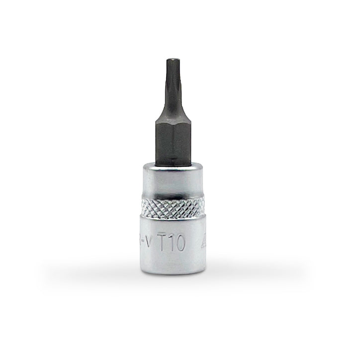 AuzGrip A71204 T10 1/4 Inch Square Drive Tamper Proof Torx Bit Socket Front