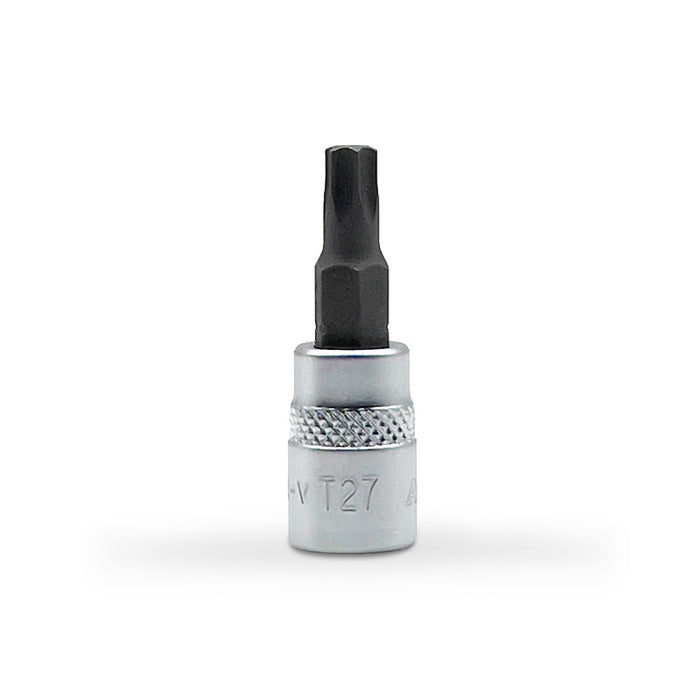 AuzGrip A71208 T27 1/4 Inch Square Drive Tamper Proof Torx Bit Socket Front