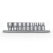 AuzGrip A75302 9 Piece SAE 12 Point 1/4 Inch Square Drive Socket Set Front