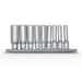 AuzGrip A75351 9 Piece SAE 12 Point 1/4" Square Drive Deep Socket Set Front
