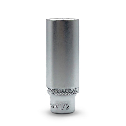 AuzGrip A75378 1/2 Inch SAE 12 Point 1/4 Inch Square Drive Deep Socket Front
