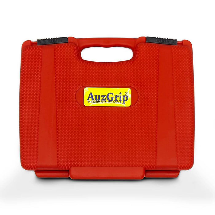 AuzGrip A84616 16 Piece Metric 6 Point 1/2 Inch Square Drive Deep Impact Socket Set Case