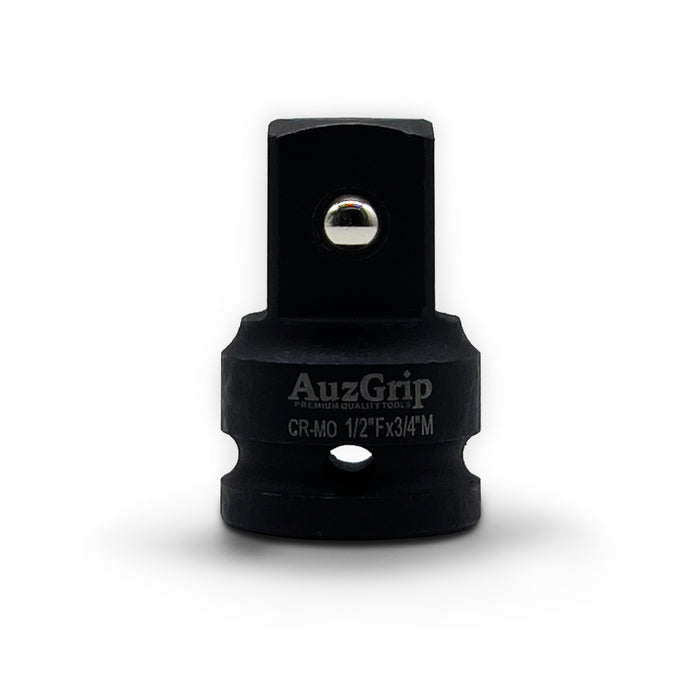 AuzGrip A84863 1/2 Inch Female to 3/4 Inch Male Square Drive Impact Socket Adaptor Front 