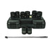 AuzGrip A86606 8pc 3/4" Impact Socket Set and A67310 Breaker Bar Bundle
