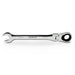 AuzGrip A89722 15mm Flexible Open End Ring Combination Ratchet Spanner Front