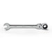 AuzGrip A89742 7/16 Inch Flexible Open End and Ring Combination Ratchet Spanner Front