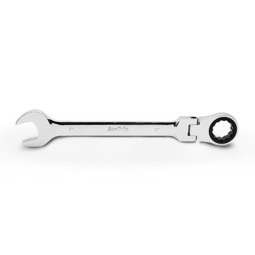 AuzGrip A89751 1 Inch Flexible Open End and Ring Combination Ratchet Spanner Front