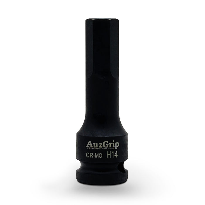 AuzGrip H14 Metric 1/2in Square Drive In-Hex Bit Socket Front
