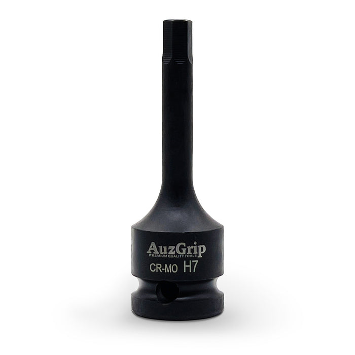 AuzGrip H7 Metric 1/2in Square Drive In-Hex Bit Socket Front