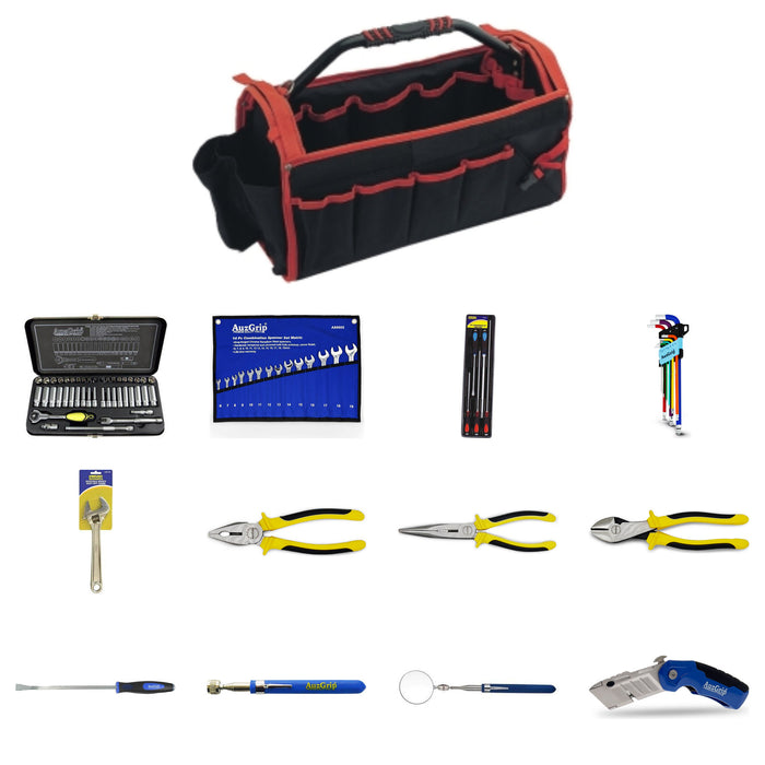 AuzGrip Pro Tote 79 Piece Tool Kit - all 13 products included