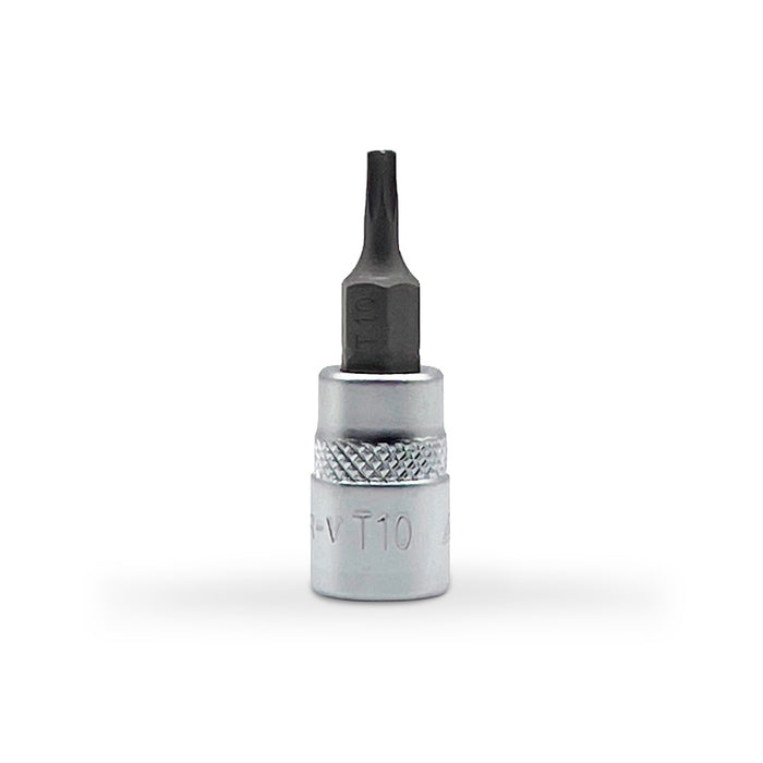 AuzGrip T10 1/4 Inch Square Drive E-Torx Bit Socket Front