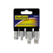 AuzGrip A68040 4 Piece Chrome Socket Adaptor Set