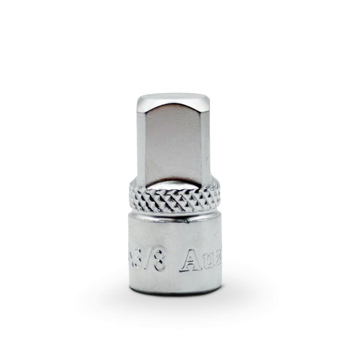 AuzGrip A68042 1/4"F to 3/8"M Square Drive Chrome Socket Adaptor
