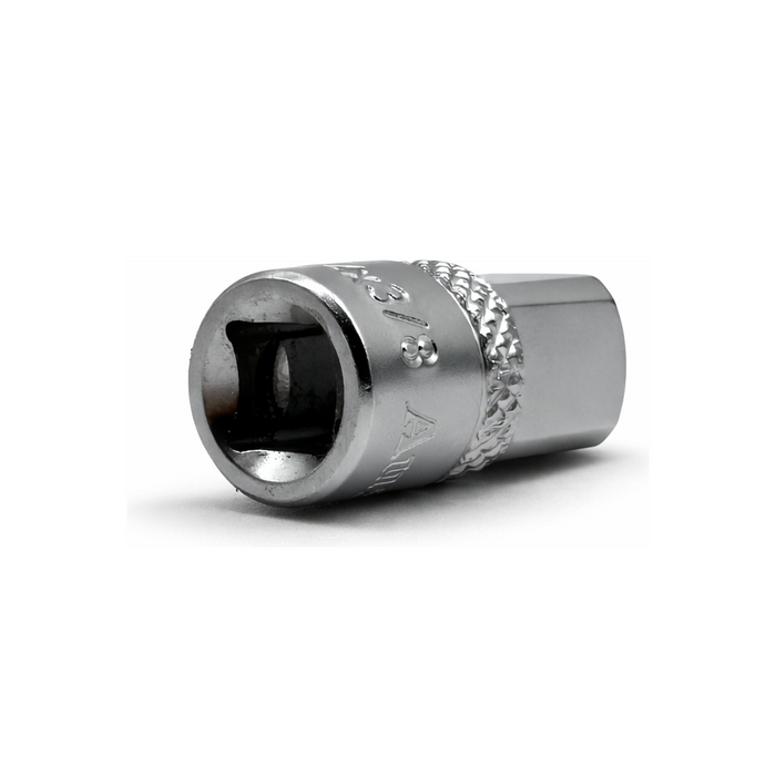 AuzGrip A68042 1/4"F to 3/8"M Square Drive Chrome Socket Adaptor