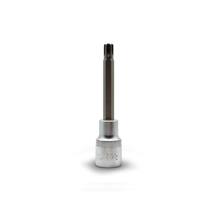 AuzGrip A70975 7 Piece 100mm 1/2" Square Drive Ribe Socket Bit Set