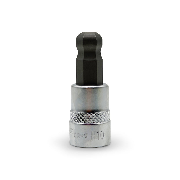 AuzGrip A71038 7 Piece Metric 3/8" Square Drive Hex Ball-End Socket Bit Set